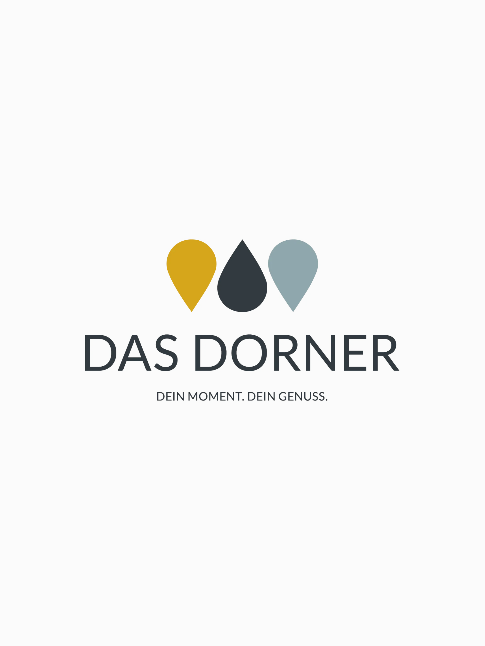 Das neue Das-Dorner-Logo — Dein Moment. Dein Genuss.