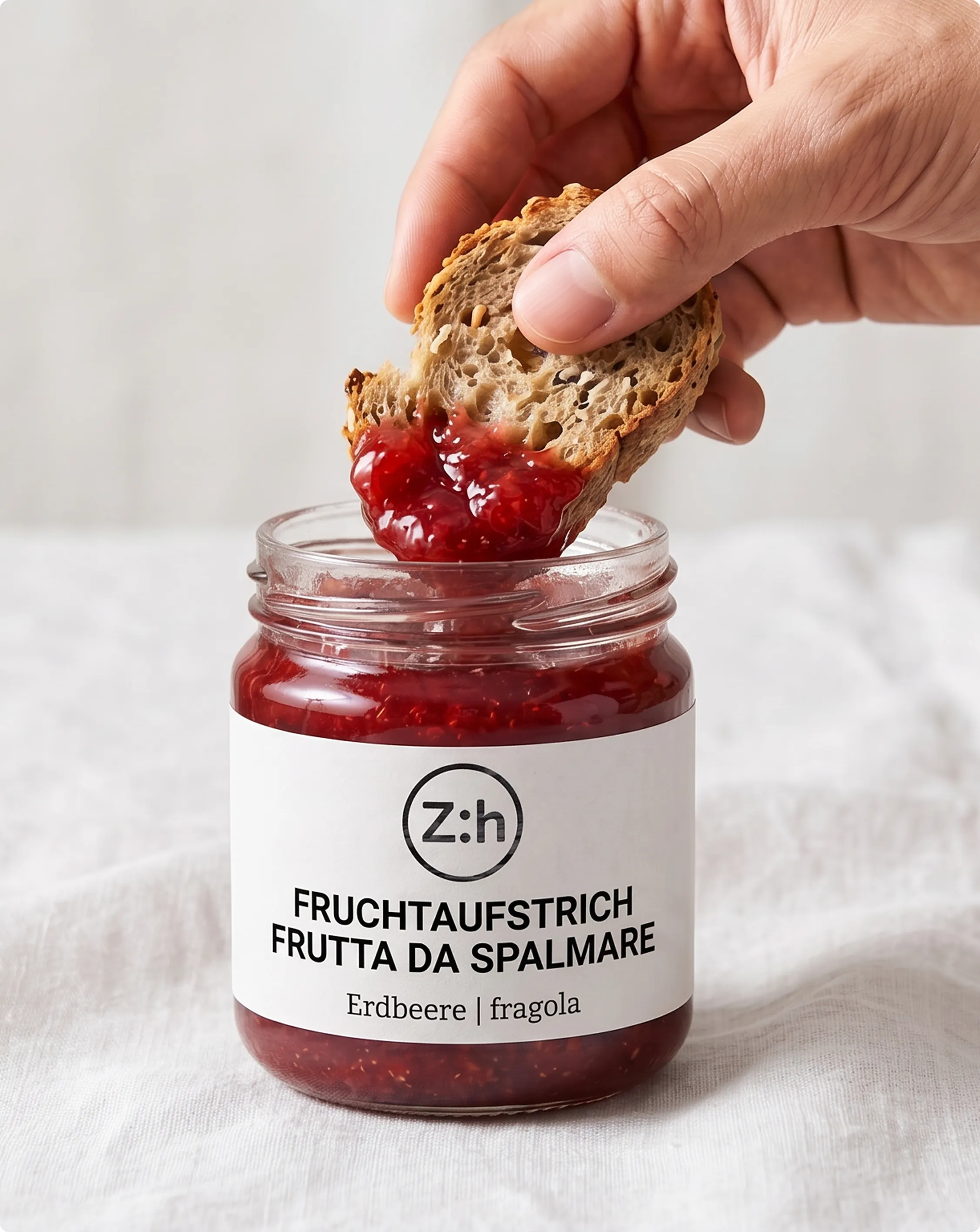 Hausgemachte Marmelade im Zalnerhof-Design